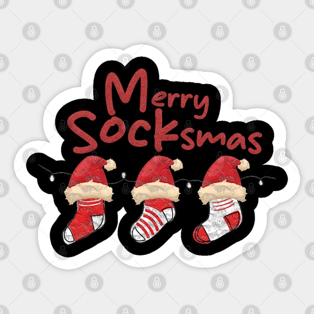 Merry Socksmas Sticker by Db Printed